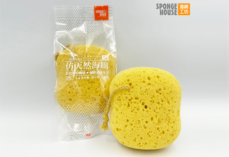 海綿工坊-仿天然沐浴海綿-腰身型